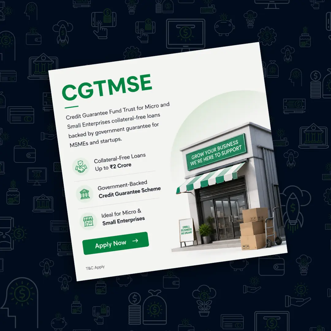 Get CGTMSE loan now